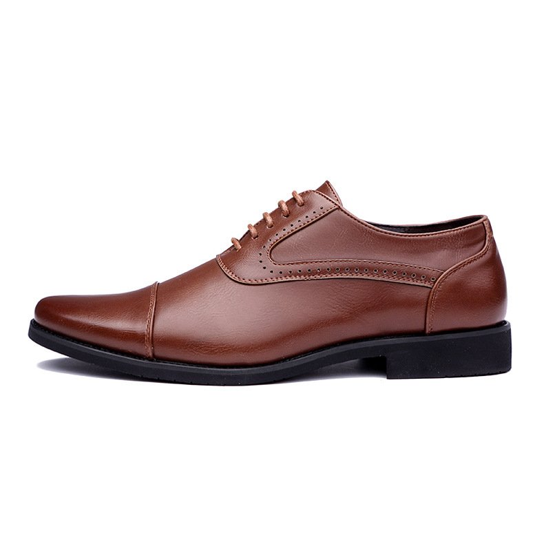Simple Fashion Trend Casual Leather Shoes For Men - Image 4