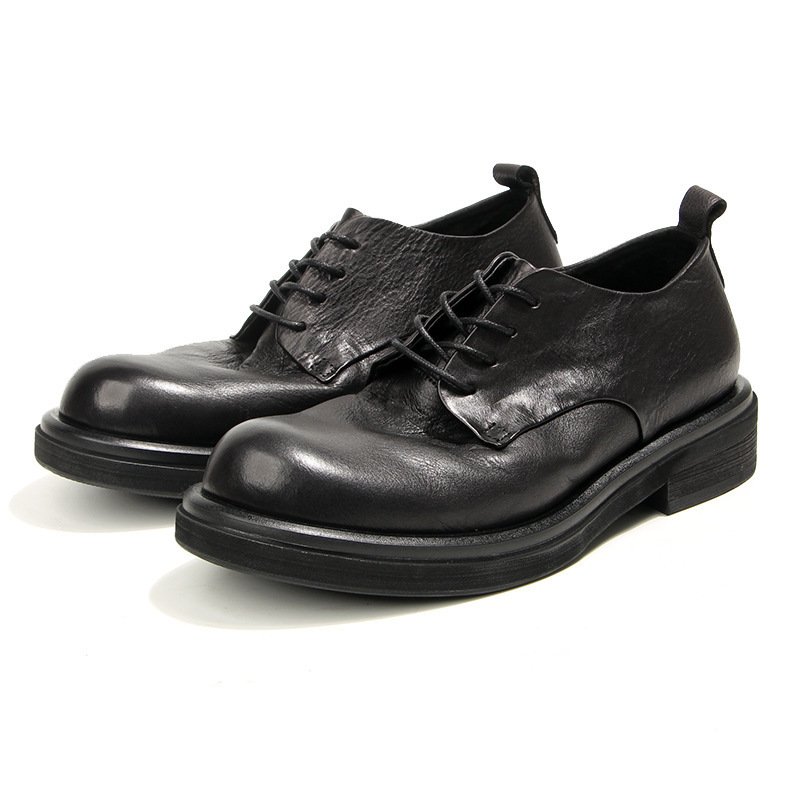 British-style Vintage Leather Shoes For Men - Image 2