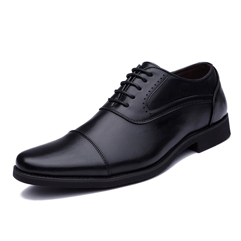 Simple Fashion Trend Casual Leather Shoes For Men - Image 3