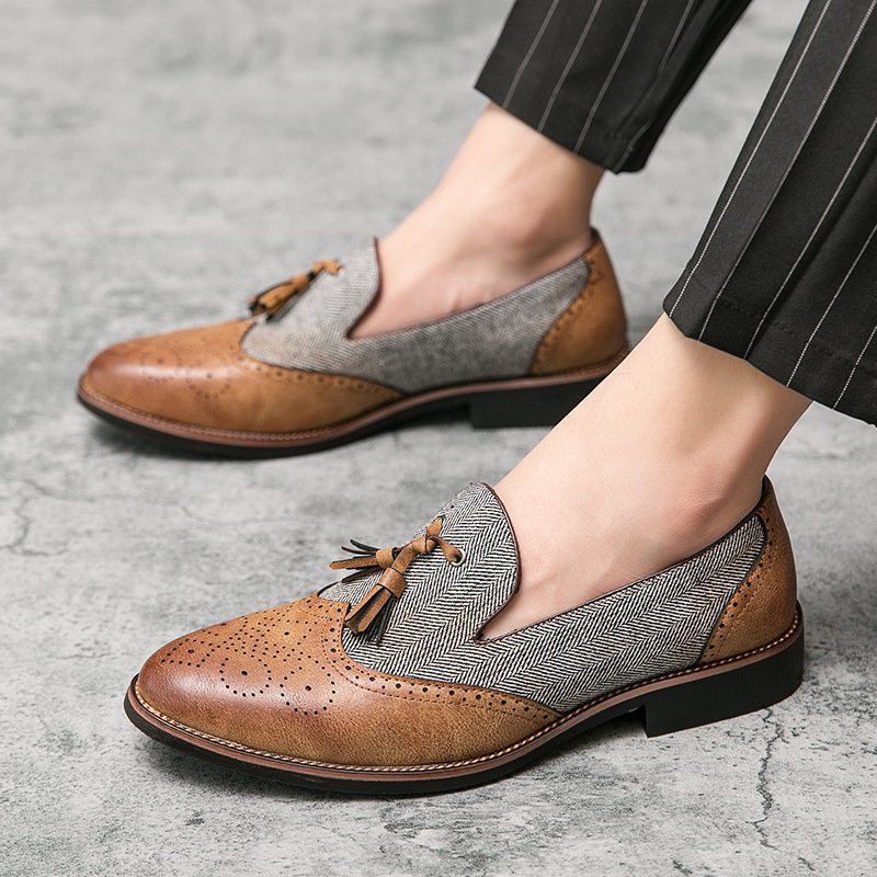 Casual British Versatile Leather Shoes For Men - Image 4