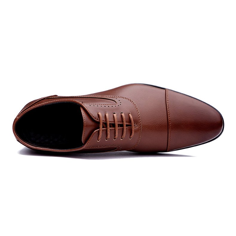 Simple Fashion Trend Casual Leather Shoes For Men - Image 8